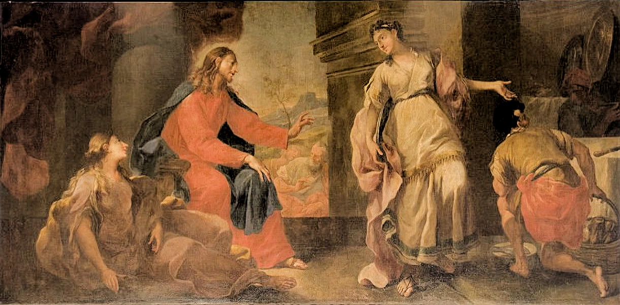 52-Pittoni G.B. (1722), Gesù Cristo tra Santa Marta e Maria